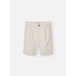 Bermuda uni avec fermeture À bouton et fermeture Éclair gris Bermuda uni avec fermeture À bouton et fermeture Éclair gris