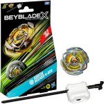 Beyblade x, starter pack avec toupie de comp�tition arrow wizard 4 - 80b et lanceur jaune