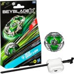 Beyblade x, starter pack avec toupie de compétition helm knight 3 - 80n et lanceur vert Beyblade x, starter pack avec toupie de compétition helm knight 3 - 80n et lanceur vert