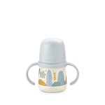 Biberon avec anses et bec silicone dreams + 6m bleu