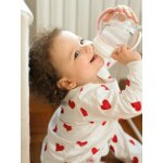 Biberon d'apprentissage 2 en 1 (210 ml) rose