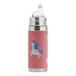 Biberon � bec isotherme en inox 260 ml - licorne multi - coloured