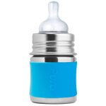 Biberon en inox 150 ml - moss bleu