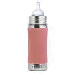 Biberon en inox 325 ml rose