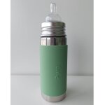 Biberon isotherme en inox 260 ml - moss vert