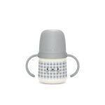 Biberon phosphorescent avec anses et bec silicone ours