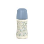 Biberon en polyamide avec t�tine sx pro 270 ml d�bit m bleu liberty