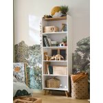 Biblioth�que confetti blanc