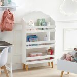 Biblioth�que enfant nuage - douceur blanc