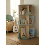 Biblioth�que tournante arc - en - ciel vert sauge