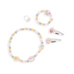 Bijoux en bois licorne rose Bijoux en bois licorne rose