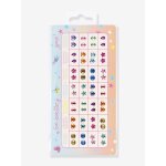 Bijoux d'oreille autocollants multicolore