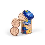 Biscuits fourrs au chocolat bleu