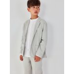 Blazer enfant en lin marron
