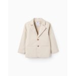 Blazer en sergé beige clair Blazer en sergé beige clair