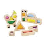 Blocs sensoriels translucides beige