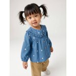 Blouse b�b� fille manches longues stone