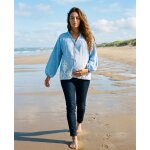 Blouse et chemise d'allaitement sarah bleu