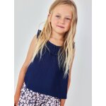 Blouse coton bleu