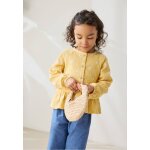 Blouse enfant en gaze de coton camila jaune