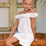 Blouse Été broderie anglaise aurore blanc Blouse Été broderie anglaise aurore blanc