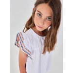 Blouse fille blanc