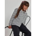 Blouse fille imprim� fleurs multicolore