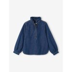 Blouse fille en jean capsule m�re - fille double stone
