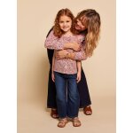 Blouse fille manches volant�es multicolore