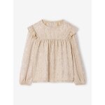 Blouse fille nol en lam or