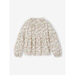 Blouse fille vanille