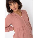 Blouse grossesse et allaitement en gaze coton biologique * bois de rose