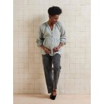 Blouse grossesse et allaitement en gaze coton biologique * vert sauge