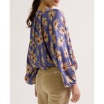 Blouse de grossesse et allaitement madeleine bleuet