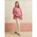 Blouse grossesse et allaitement rose