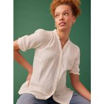 Blouse grossesse en gaze de coton écru Blouse grossesse en gaze de coton écru