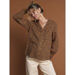 Blouse lopard en gaze de coton grossesse et allaitement envie de fraise cru