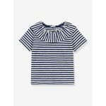 Blouse manches courtes bleu