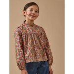 Blouse en tissu liberty fille liberty annie and may rouge