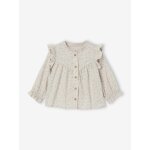 Blouse � volants b�b� vert de gris