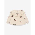 Blouse � volants fille d�tails glitter beige