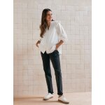 Blouse  volants grossesse et allaitement motifs plumetis cru