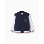 Blouson aviateur peign 1919 bleu fonc