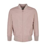 Blouson d'aviateur polyester rose pâle Blouson d'aviateur polyester rose pâle