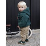 Blouson bébé en sherpa vert sapin Blouson bébé en sherpa vert sapin