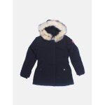 Blouson À capuche bleu foncé Blouson À capuche bleu foncé