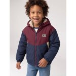 Blouson � capuche gar�on bordeaux