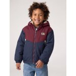 Blouson � capuche gar�on bordeaux