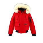 Blouson enfant rouge, blanc