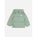 Blouson fille en duvet et polaire vert